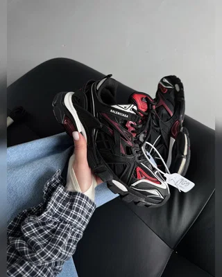 Balenciaga Track 2.0 Black Red — головне фото товару