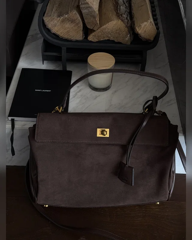 Balenciaga Rodeo Large Brown Suede Gold Hardware — головне фото товару