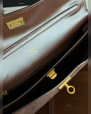 Balenciaga Rodeo Large Brown Suede Gold Hardware — головне фото товару