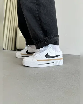 Nike Court Legacy Lift White Black — головне фото товару