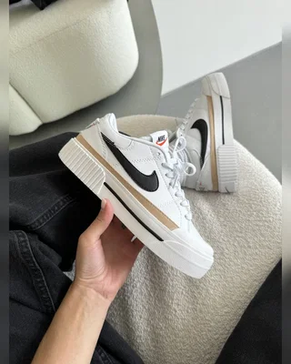 Nike Court Legacy Lift White Black — головне фото товару