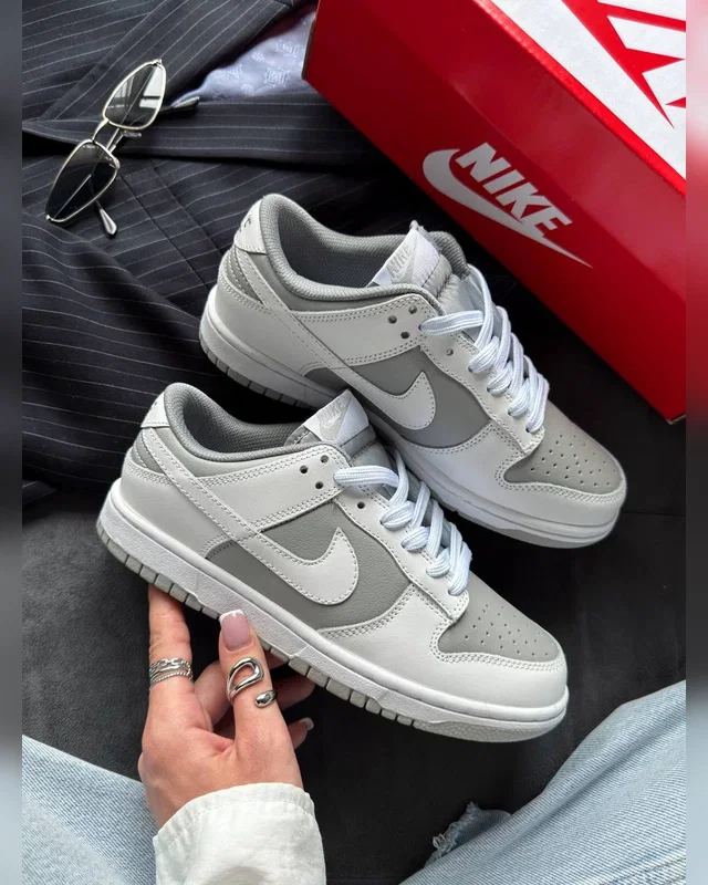 Nike Dunk Low Light Grey/White — головне фото товару