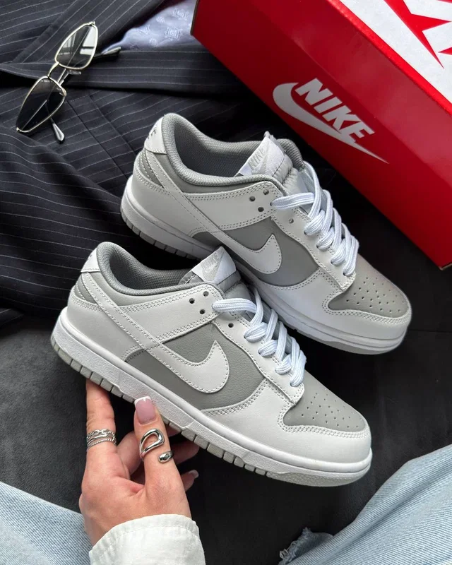 Nike Dunk Low Light Grey/White — головне фото товару