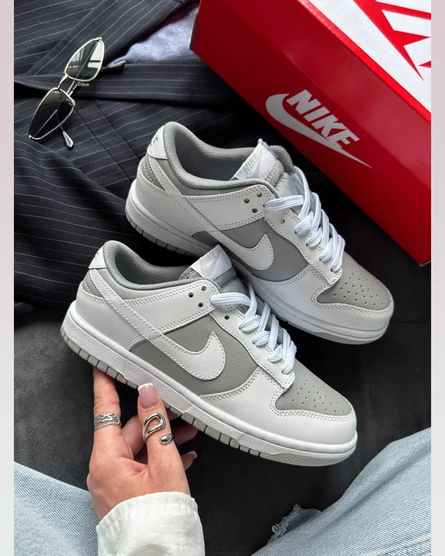 Nike Dunk Low Light Grey/White — головне фото товару
