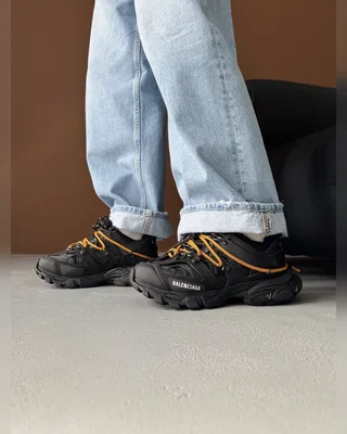 Balenciaga Track Trail Laces Black Orange — головне фото товару