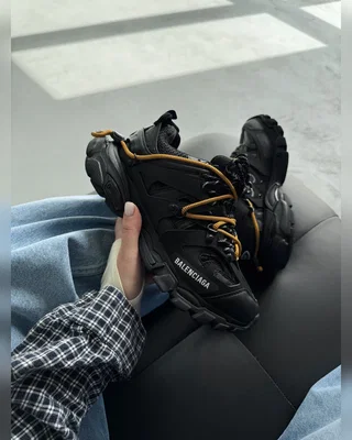 Balenciaga Track Trail Laces Black Orange — головне фото товару