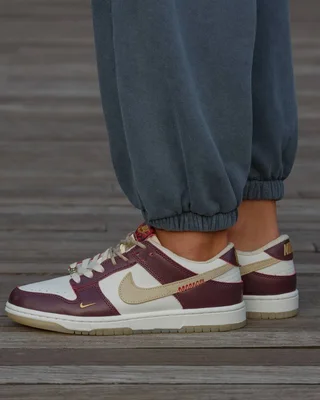 Nike Dunk LX White Maroon — головне фото товару