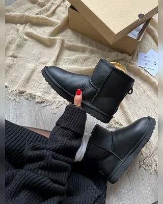 UGG Lether Mini Black — головне фото товару