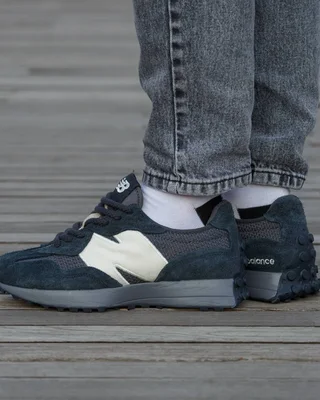 New Balance 327 Blue Grey White — головне фото товару