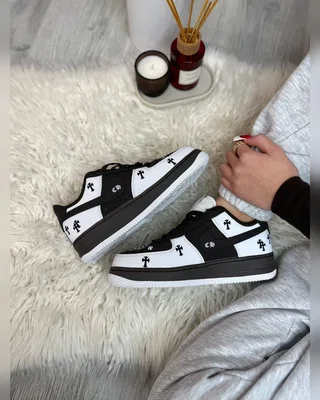 Nike force Low x Chrome Hearts white brown custom — головне фото товару