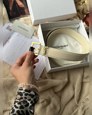 Saint Laurent Belt Cream Gold — головне фото товару