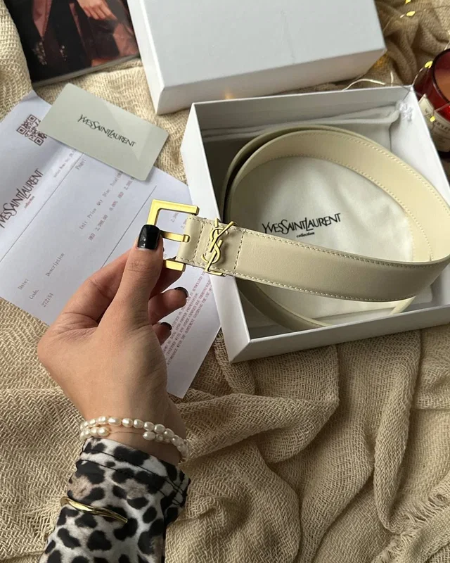Saint Laurent Belt Cream/Gold — головне фото товару