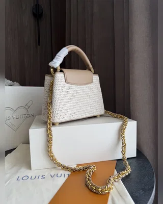 Louis Vuitton Capucines Raffia Beige — головне фото товару