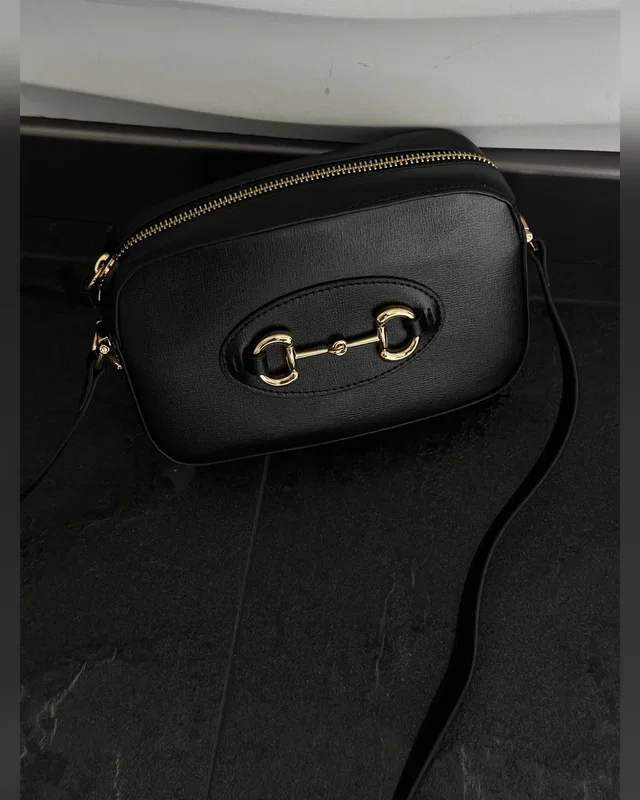 Gucci Horsebit 1955 Small Shoulder Bag Black [оригінальна коробка] 20 х 12 5 x 6 — головне фото товару