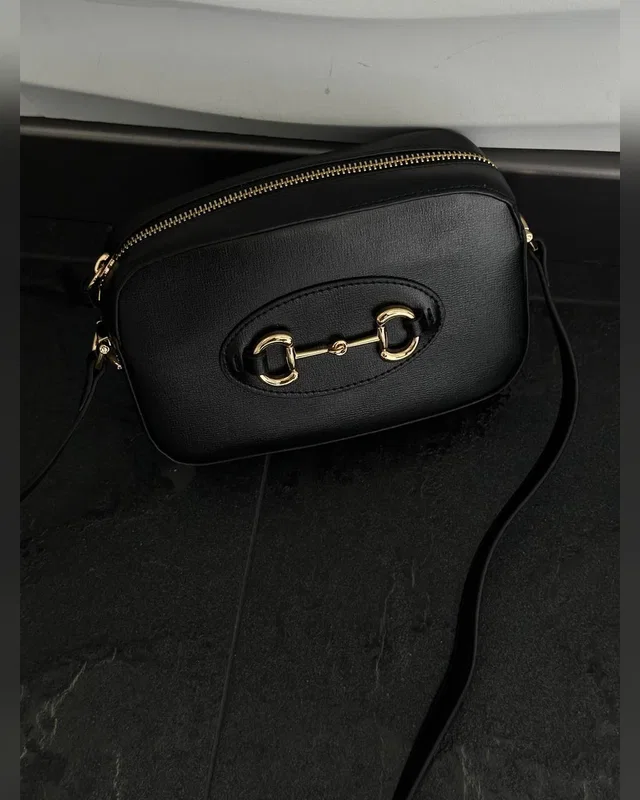 Gucci Horsebit 1955 Small Shoulder Bag Black [оригінальна коробка] 20 х 12,5 x 6 — головне фото товару
