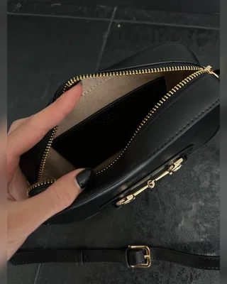 Gucci Horsebit 1955 Small Shoulder Bag Black [оригінальна коробка] 20 х 12 5 x 6 — головне фото товару