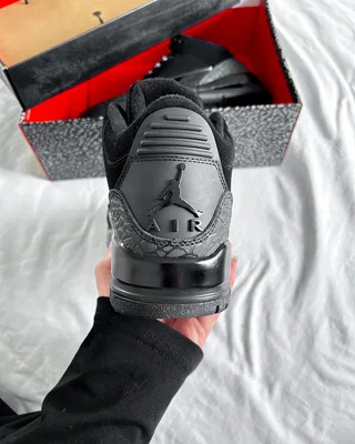 Nike Air Jordan 3 Retro 'Black Cat' 2025 CT8532-001 — головне фото товару