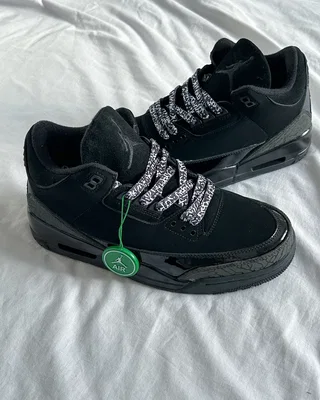Nike Air Jordan 3 Retro 'Black Cat' 2025 CT8532-001 — головне фото товару