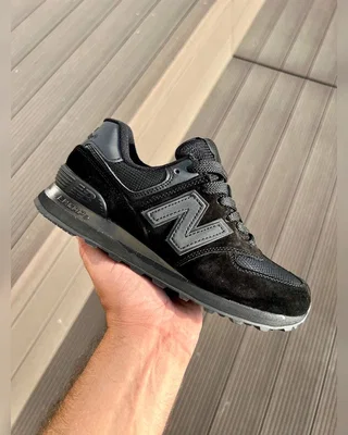 New Balance 574 all black — головне фото товару