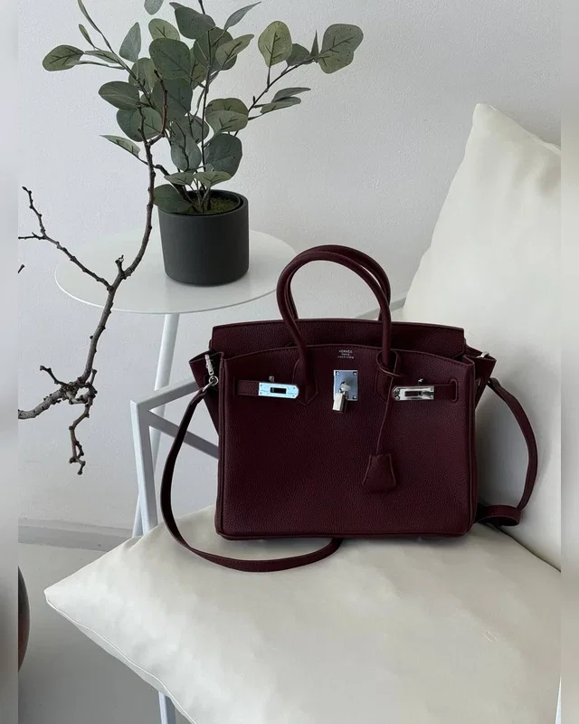 Hermes Hermès Birkin 30 Burgundy (Магнітна коробка) 29 х 22 х 12 — головне фото товару