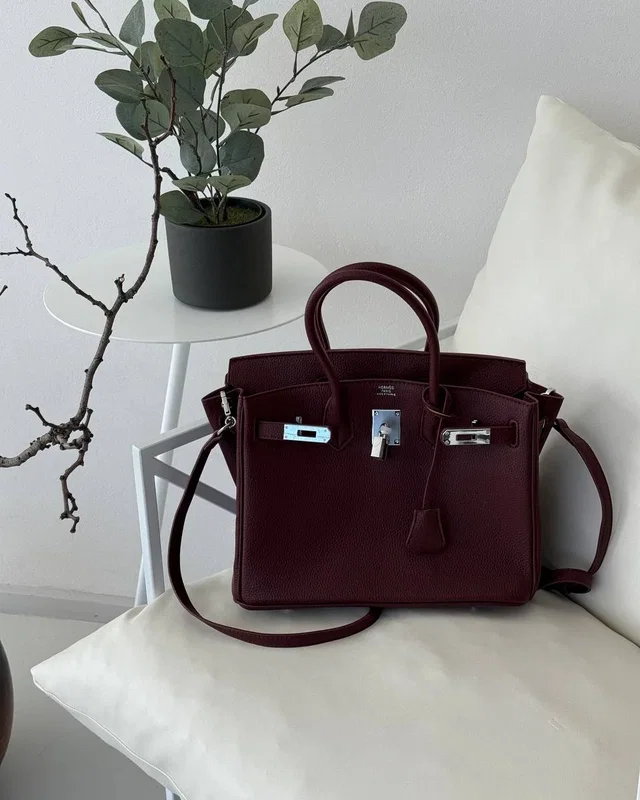 Hermes Hermès Birkin 30 Burgundy (Магнітна коробка) 29 х 22 х 12 — головне фото товару