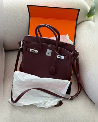 Hermes Hermès Birkin 30 Burgundy (Магнітна коробка) 29 х 22 х 12 — головне фото товару
