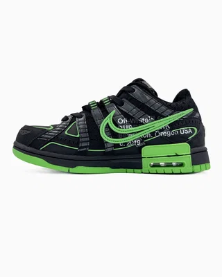 Nike OFF White x Rubber Dunk Black Green — головне фото товару