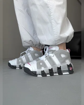 Nike Air More Uptempo 96 White Gray — головне фото товару