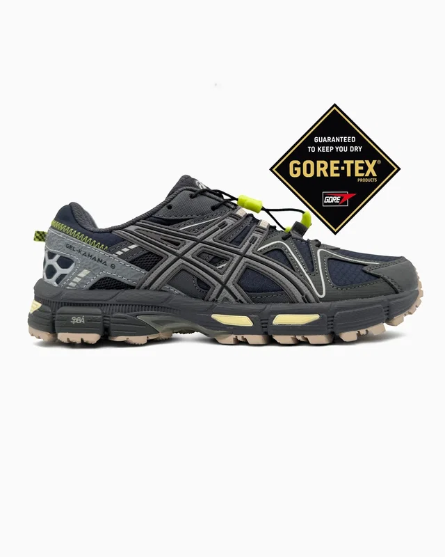Asics Gel Kahana 8 Black Grey Green Gore Tex — головне фото товару