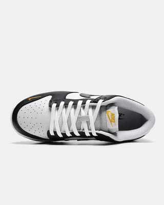 Nike Dunk Low Black Total Orange Mini Swoosh — головне фото товару