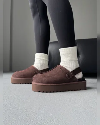 UGG Lanah Clog Platform Brown — головне фото товару