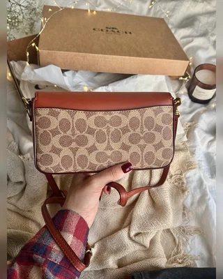 COACH ‎‎‎‎ Coach Women's Wyn Crossbody Handbag Brown [крафт коробка] 21 х 12 х 3.5 — головне фото товару