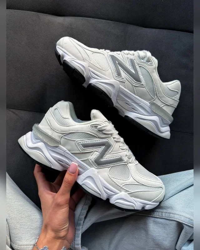 New Balance 9060 • Light Grey White • — головне фото товару