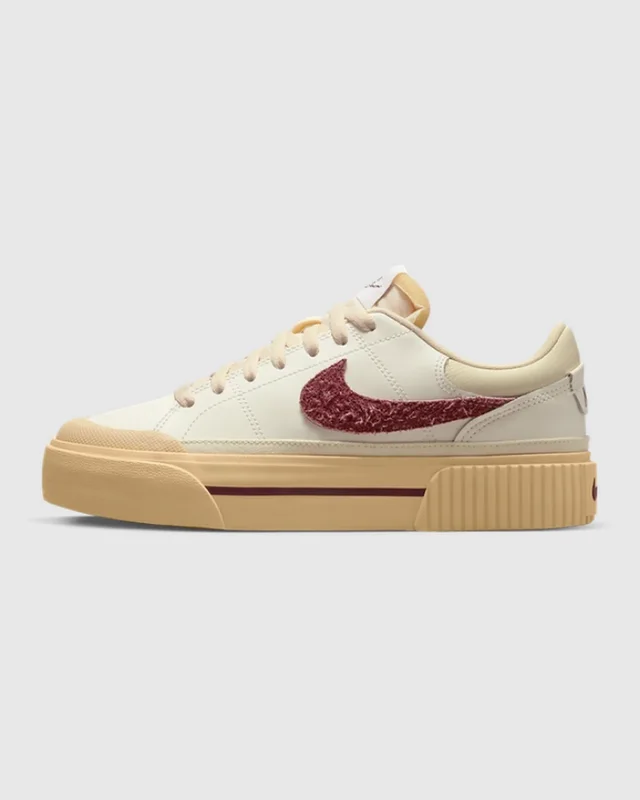 Nike Wmns Court Legacy Lift 'sail Dark Beetroot' — головне фото товару