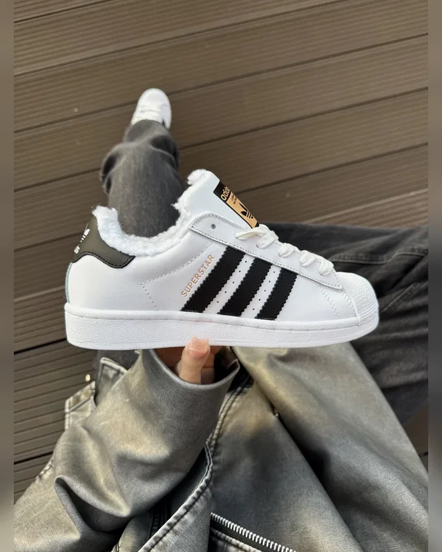 Adidas superstar white хутро — головне фото товару