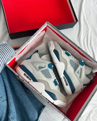 Nike Air Jordan 4 Retro 'Military Blue' 2024 HF4281-141 — головне фото товару