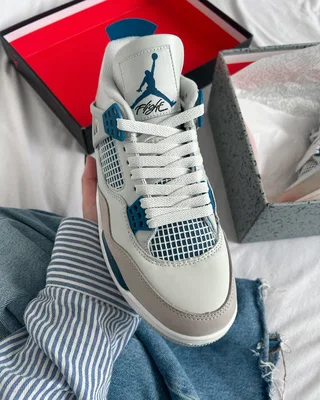 Nike Air Jordan 4 Retro 'Military Blue' 2024 HF4281-141 — головне фото товару