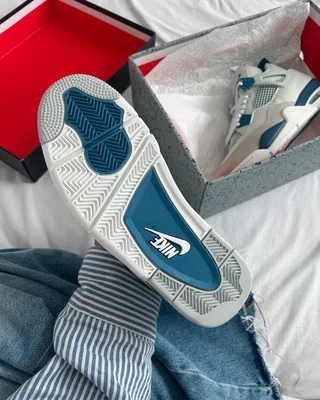 Nike Air Jordan 4 Retro 'Military Blue' 2024 HF4281-141 — головне фото товару
