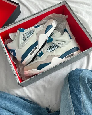 Nike Air Jordan 4 Retro 'Military Blue' 2024 HF4281-141 — головне фото товару