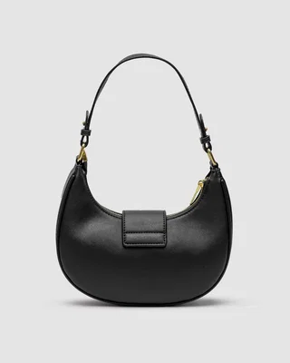 Miu Miu Leather Hobo Bag Black — головне фото товару
