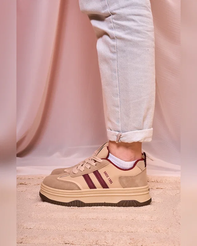No Sneakers 1995 Beige Red — головне фото товару