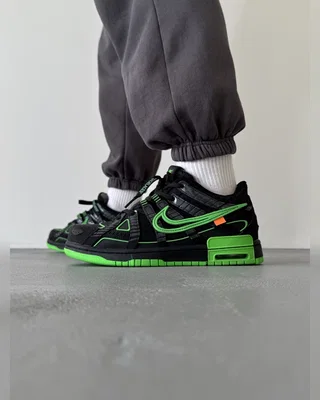 Nike OFF White x Rubber Dunk Black Green — головне фото товару