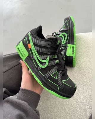 Nike OFF White x Rubber Dunk Black Green — головне фото товару