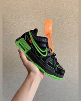 Nike Off-White x Rubber Dunk Black/Green — головне фото товару