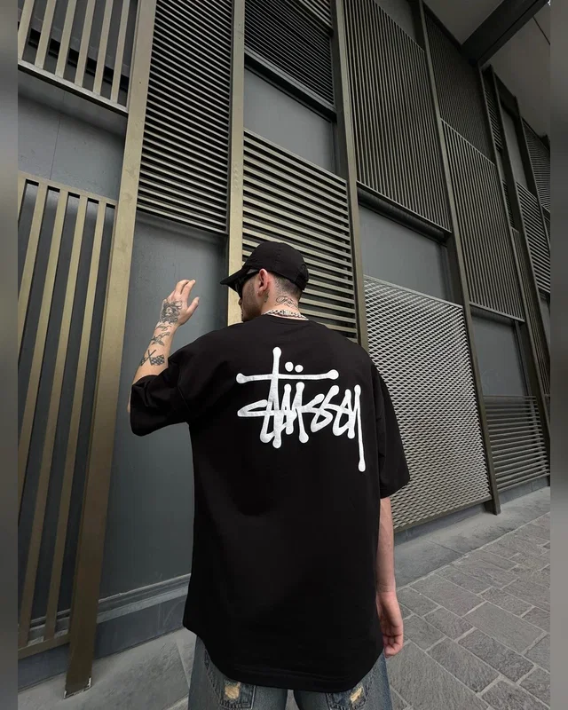 Stüssy Футболка Stussy black — головне фото товару