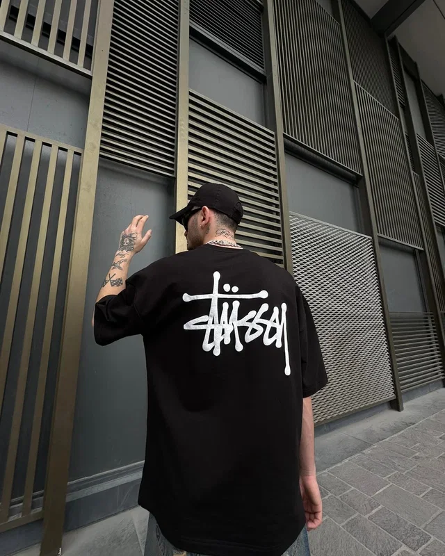Stüssy Футболка Stussy black — головне фото товару
