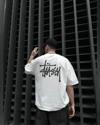 Stüssy Футболка Stussy white — головне фото товару