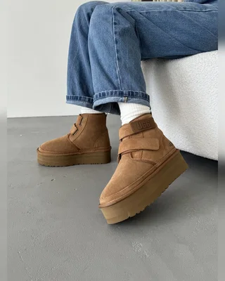 UGG Neumal Platform Velcro Chestnut — головне фото товару
