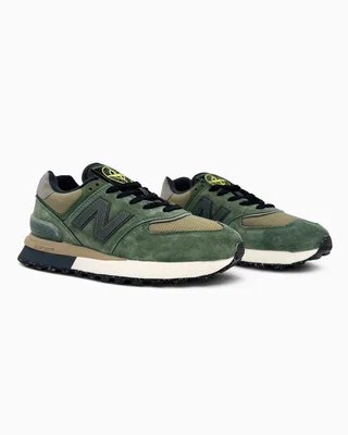 Stone Island New Balance 574 Legacy x Stone Island Dark Green — головне фото товару