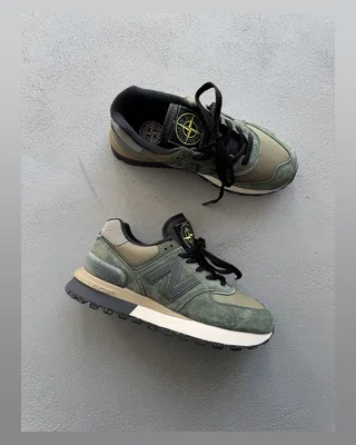 Stone Island New Balance 574 Legacy x Stone Island Dark Green — головне фото товару